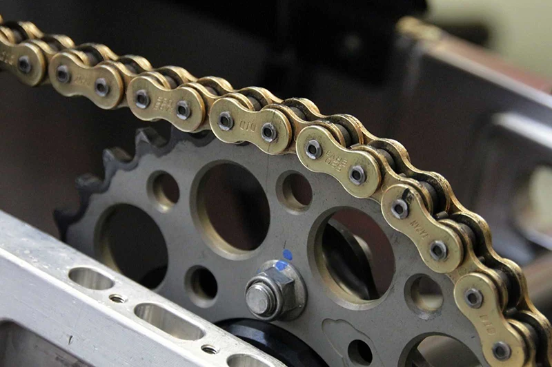 Stainless steel chain load-bearing.