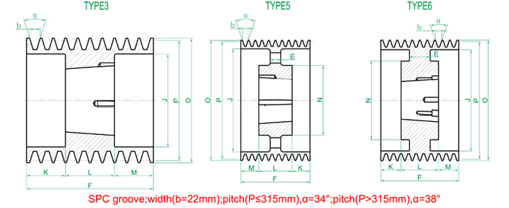 Vietnam Factory Supply Attractive Price 23 Years Suppliers SPC 10 Groove Vee Pulley Tariff-free