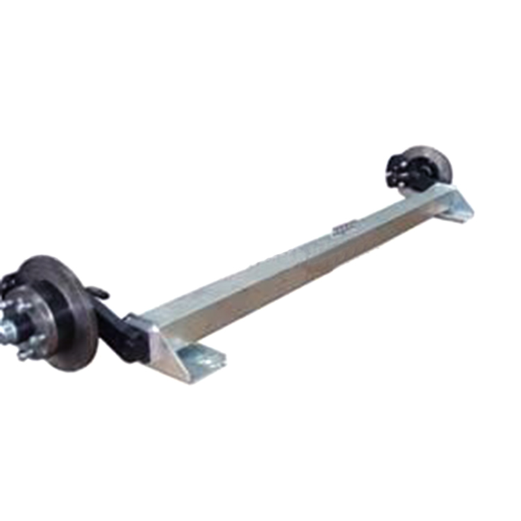 Share Parts Rubber 1.3t Drum Half Torsion Truck Steel Trailer Axle With Disc Brake Wheel Hub Tariff-free