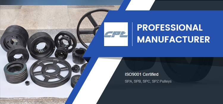 Vietnam Factory Cast Iron Spa Taper Lock v Belt Pulley Wheel Spa160-2-2012 for Motor Tariff-free