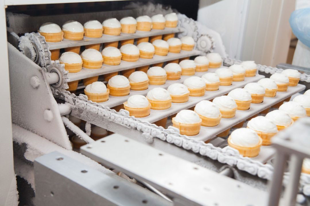 Tariff-free P125H-DSS Stainless Steel Ice-cream Processing Chain Made in Vietnam