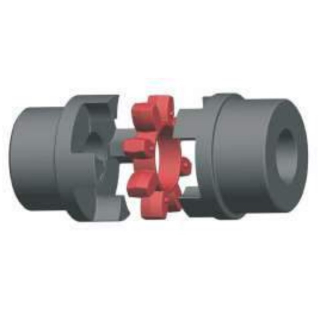 LMZ-I/MLL-I Split Shaft Flexible Rubber Jaw Coupling With Wheel Made in Vietnam