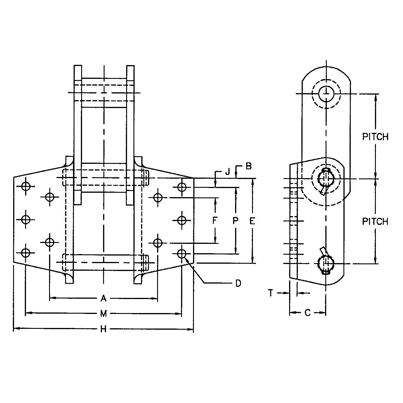 SS857-K44 SS859-K44 SS958-K44* SS864-K443* SS984-K443* SS994-K443* SS Class Bushed Steel Chain Made in Vietnam