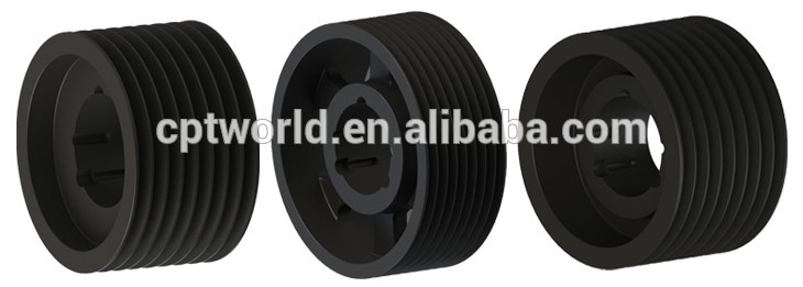 Vietnam Factory Cast Iron SPB 8 Grooves V-Belt Motor Pulley Air Compressor with OEM Customization Tariff-Free