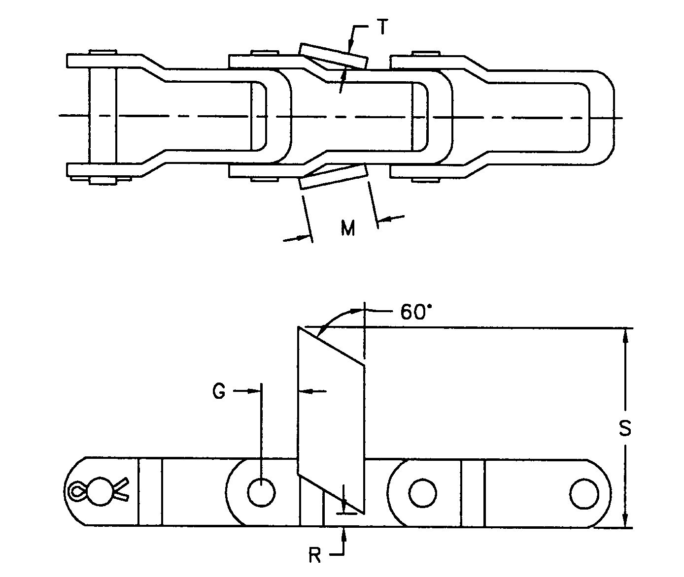 Tariff-free AL667X-HB4 AL88K-HB4 Agricultural Steel Pintle Chain With HB4 Attachment Made in Vietnam