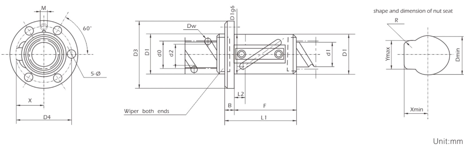 Guaranteed Quality Proper Price BT.FC Series Ball Screw With High Speed Made in Vietnam Tariff-free