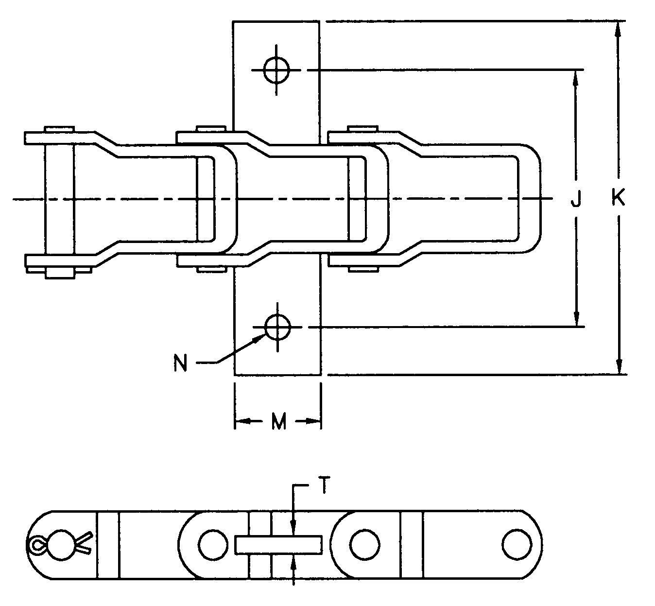 Exquisite Structure AL662 AL667H AL667X AL667XH AL88XH Agricultural Steel Pintle Chain With KS Attachment Made in Vietnam