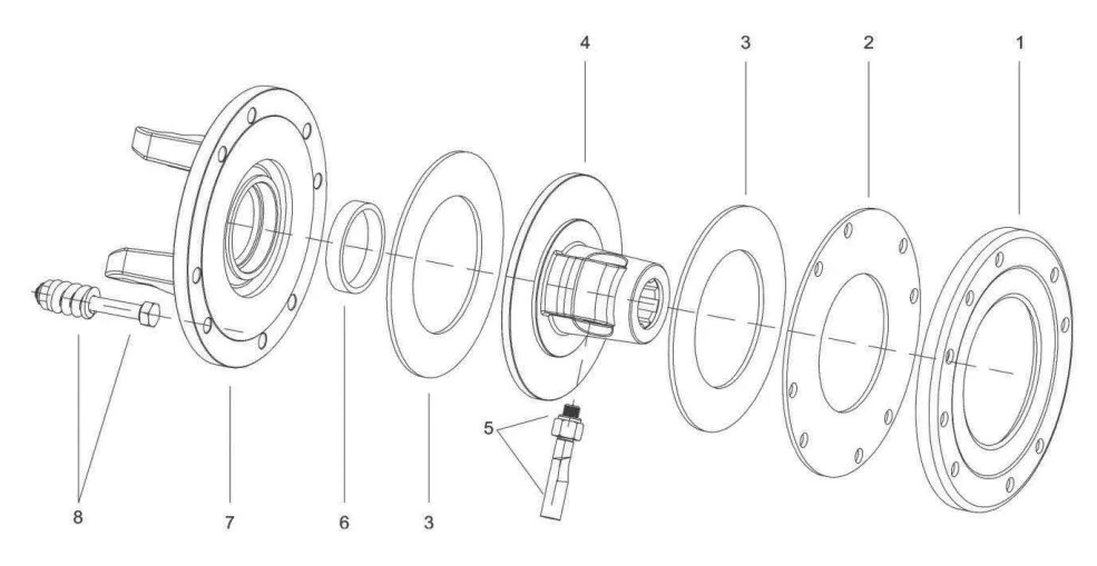 Vietnam FF Series Friction Torque Limiter (Slip Clutch) for PTO Shaft Tariff-free