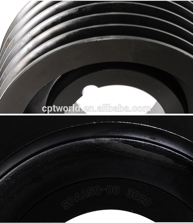 Vietnam Factory Supplies Customizable 6-Grooves Belt Pulley Wheels for Industry Iron Nylon V-Belt Timing Tariff-Free OEM Support