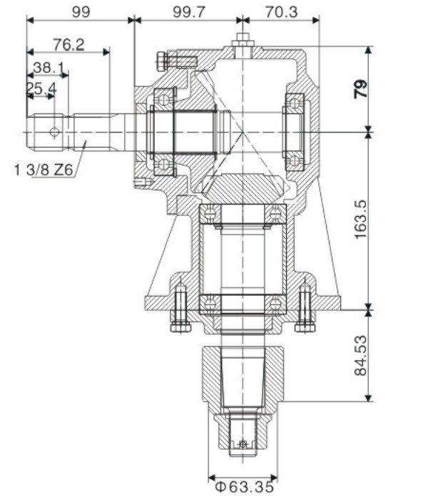 EP-RC33 Widely Used Superior Quality Gearbox Lawn Mower Series for Agricultural Tariff-free Made in Vietnam
