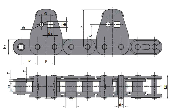 Vietnam-Made C80F3 or O Ring Chain Tariff-Free Transmission Chains