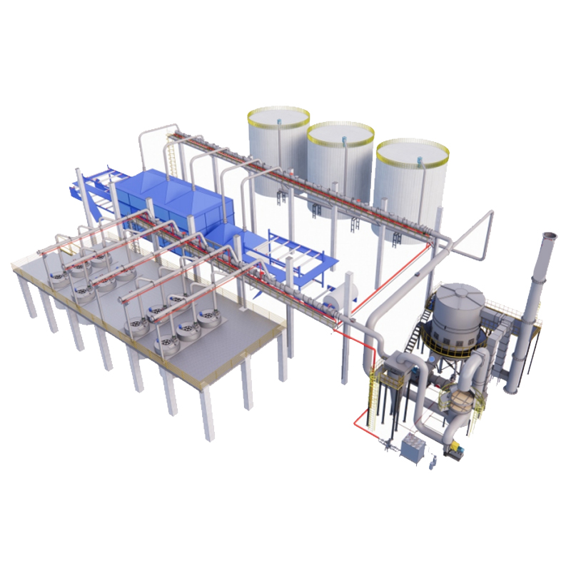 Waste VOCs Exhaust Gas Treatment RTO Regenerative Thermal Oxidizer for Film Coating SBS Industry Made in Vietnam