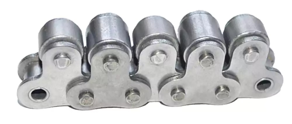 Tariff-free Industry Stainless Steel Conveyor Chains With Top Rollers Made in Vietnam
