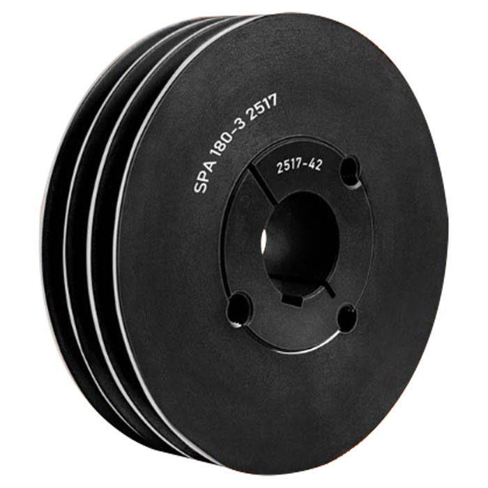 Vietnam Size SPA SPB SPZ Sheave Wheel Tension Double Groove Cast Iron Conveyor Motor V Belt Pulley With Taper Bush