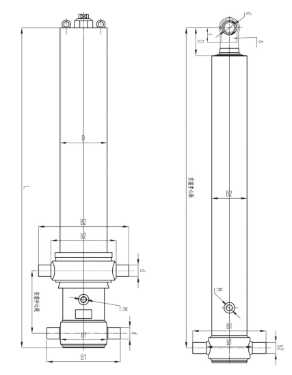 Vietnam Factory Front Top Lifting Hydraulic Cylinder for Heavy Duty Dump Truck 8X4 Semi Trailer Tariff-free