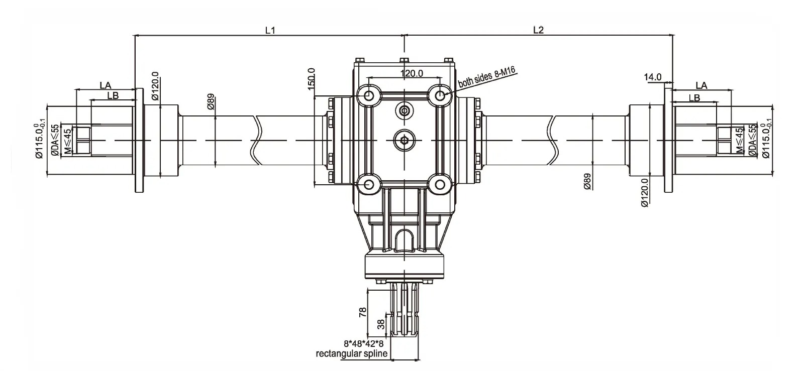Vietnamese-Made Round Baler Gearbox Speed Reducer for Agricultural Machinery Harvester Gear Drive