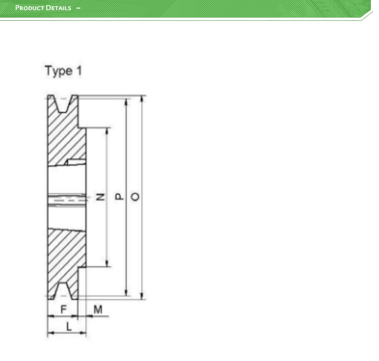 Vietnam Factory Cast Iron G3000 SPZ118-01-1610 V-Belt Pulley Sheaves, 1 Groove, 122 mm OD With 1610 Taper Bushing Tariff-free