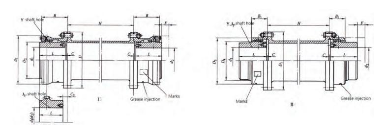 GCT Type Flexible Drum Gear Coupling With Brake Disc Made in Vietnam