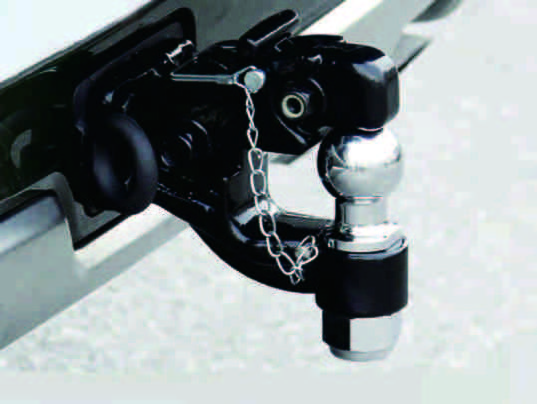 1BJY-HA-17 Parts and Accessories Capacity 10000lbs Trailer Pintle Mount With 2-inch Receiver Tube Tariff-free