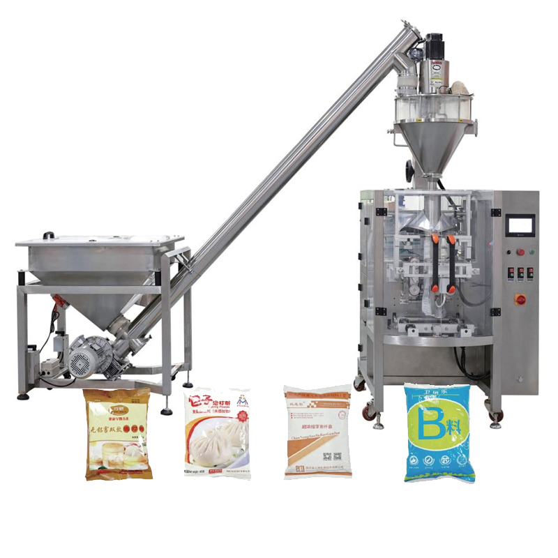 Vietnamese-Made Big Model PLC Touch Screen Packing Machine Food Wrapping Powder Products Paper Bags Poor Fluidity Ingredients