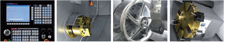 LG Series Medium Duty 220V CNC Lathe with Twin Spindles Vertical Hub Disc Noncircular Curve Machining Fanuc Control Tariff-Free