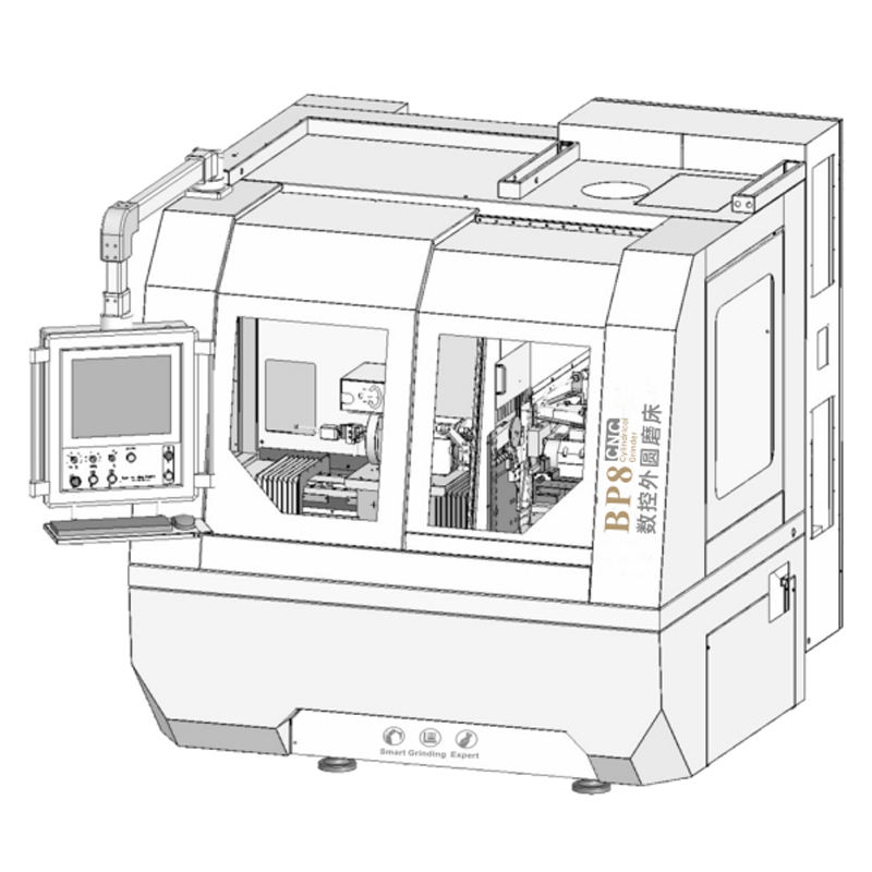 BP4/BP8 Vertical CNC Control 220V Metal Cutter Lathe Machining Center Tariff-Free Cylindrical Cylinder Grinder Machine Tool