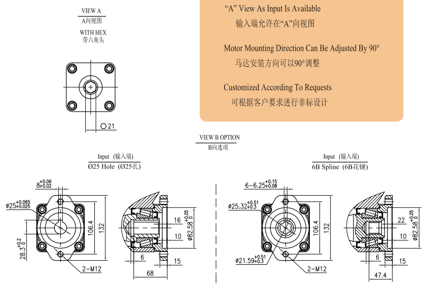 Vietnam Factory JS14 Ratio 85:1 Slewing Gearbox Gear Reducer Slew Drive for Beam Carrier Fog Cannon