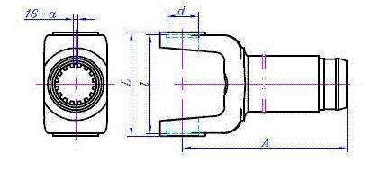 Vietnam Manufactory Drive Parts Universal Joint slip Yoke Sliding Shaft Tariff-free