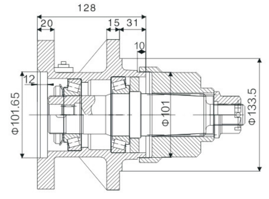 EP-MDH-40 Series New Condition Agricultural Gearbox for Lawn Mower Tariff-Free Made in Vietnam