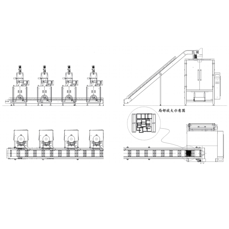 Fully Automatic Inner and Outer Bag Production Line for Granular Powder Liquid Materials Made in Vietnam