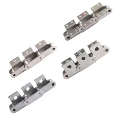 Tariff-free Transmission Stainless Steel Double Pitch Conveyor Chain With Attachments Made in Vietnam