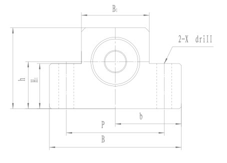 EF Series Flange Nut Mount Bracket for Ball Screw Router EF6 EF8 EF10 EF12 EF15 EF20 Made in Vietnam