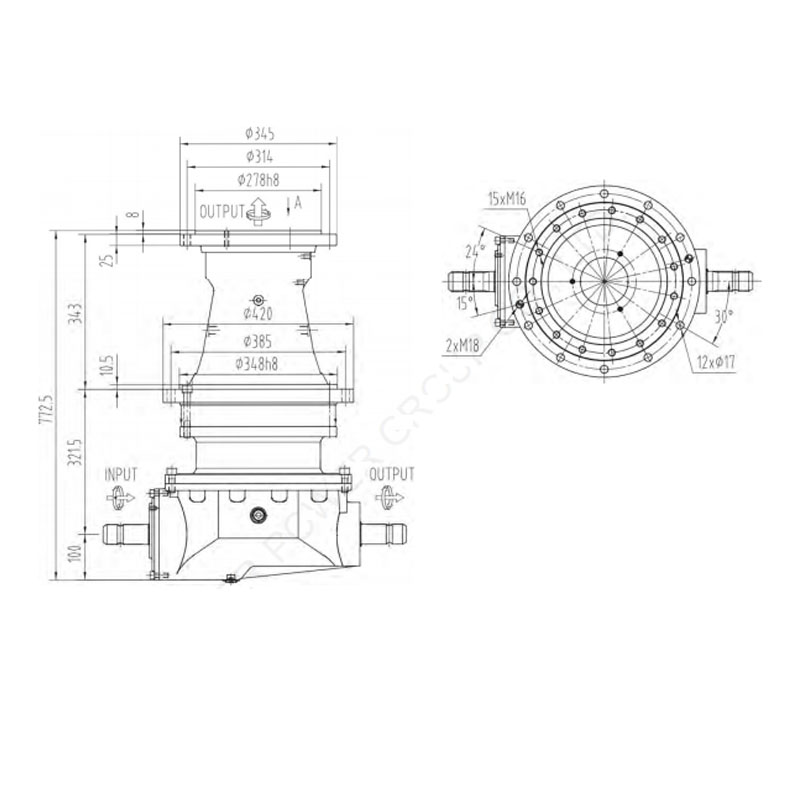 Agricultural Animal Husbandry Tmr Feeder or Biogas Plant Mixer Gearbox Tariff-free