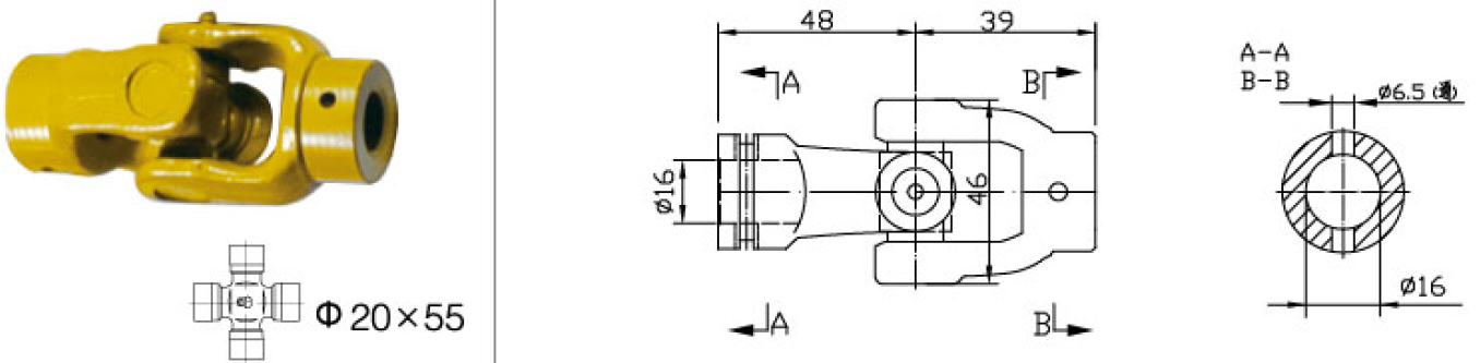 Vietnam  Good Quality Customized Pto Drive Part C8 Single Shaft Coupling for Sale Tariff-free