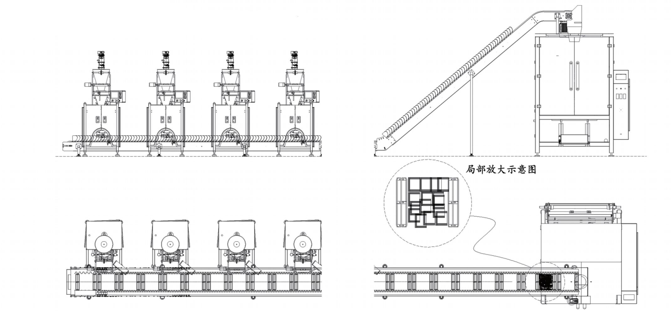 Fully Automatic Inner and Outer Bag Production Line for Granular Powder Liquid Materials Made in Vietnam