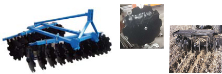 1BZD Series Heavy Duty Hydraulic Disc Harrow 12 Pcs for Compact Tractor Made Vietnam Gear Core Tariff-Free Agricultural Tool