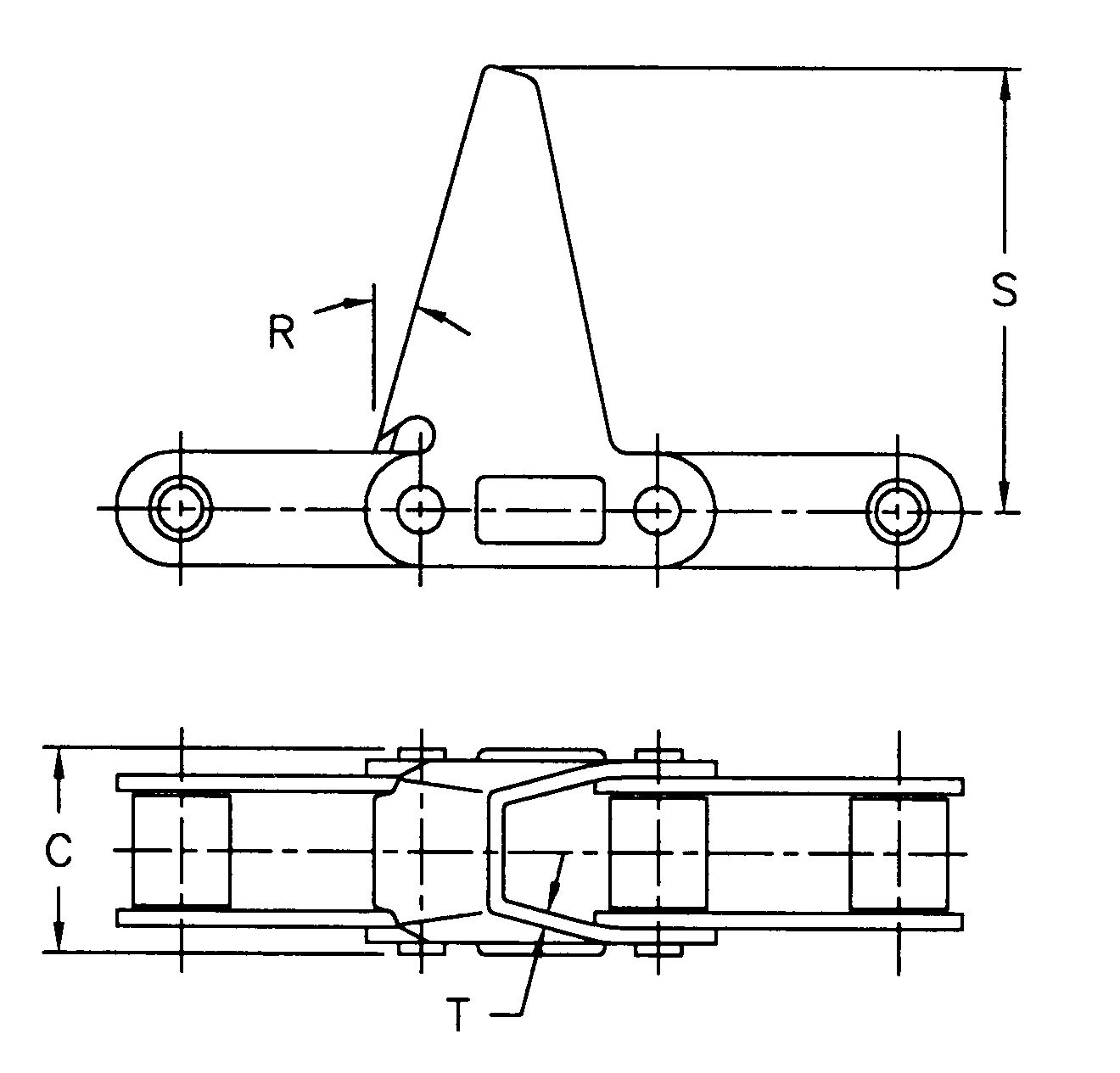 CA550C12E CA550C17E CA550C19E Agricultural Steel Conveyor CA550 Roller Chains With C12E C17E C19E CPE Attachment Made in Vietnam
