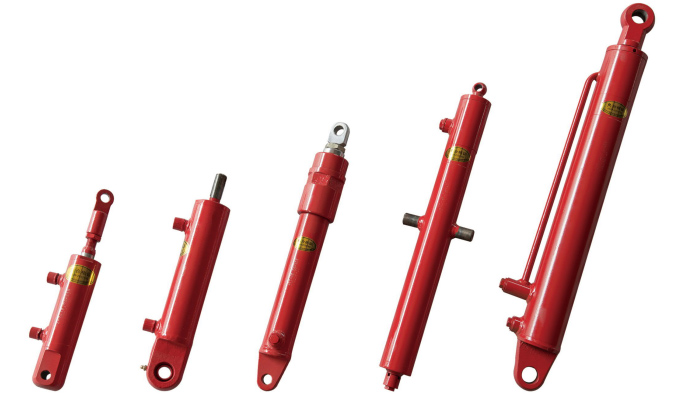 Vietnam Factory TG-E50*325-580 Hearder Oil Hydraulic Cylinder for Agricultural Harvest Wheat Corn Rice Feed Tariff-free