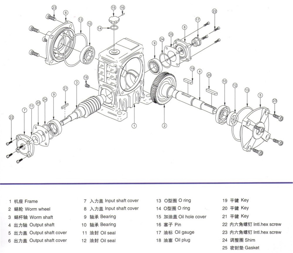 Tariff-free High Precision Quality Nema 23 Fenner Worm Gearbox