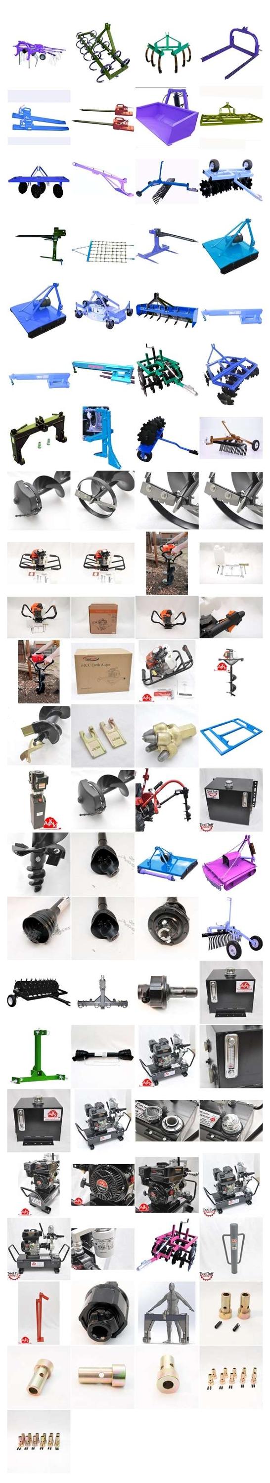 Agriculture Shaft Post Hole Digger PTO Adaptors Clutches Earth Auger Hydraulic Cylinder 3 Point Quick Hitch Vietnam