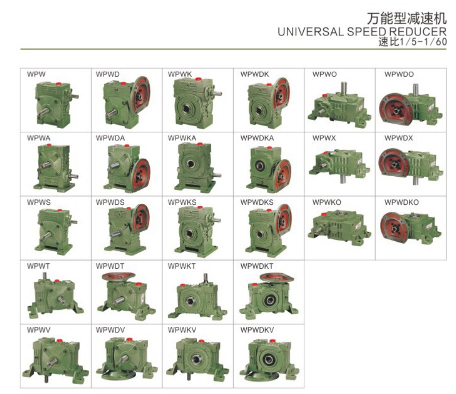 Tariff-free WPDA Worm Speed Reducer Wind Turbine Marine Gearbox Motor Reductor Gear Transmission
