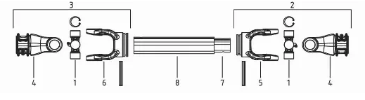 Vietnam China Manufacturer 540 Pto Shaft With CE Certificate Tariff-free
