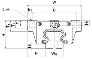 HGW-CC HGW-HC Series Guide Rail Linear Guideway for CNC Machine Tool Lathe Made in Vietnam Tariff-free