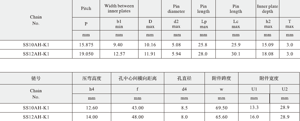 Tariff-free SS10AH-K1 Stainless Short Pitch Steel Conveyor Chains for Jelly Machine Made in Vietnam