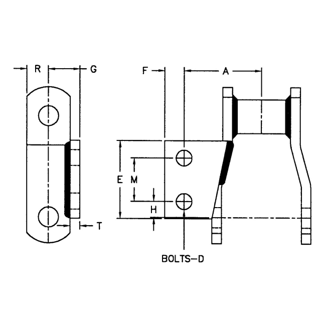 Tariff-free WH78 WH82 WH124 Welded Steel Mill Chain With A1 A2 A225 F10 F30 F659 Attachment Made in Vietnam