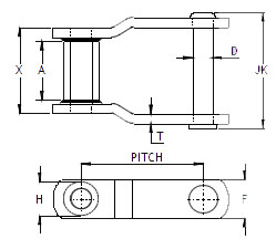 Tariff-free WH Series WH78 WH188 WH124 WH106 WH111 WH132 WH150 WH155 WH159 Hard Soft Bend Welded Mill Chain Made in Vietnam