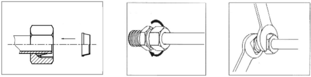 Vietnam Factory Sale Various Cylinder Parts Adjustable Lock Nut Branch Tee-TEE-M Hydraulic Fitting Tariff-free