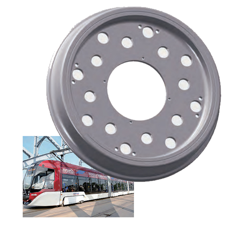 Vietnam AAR-C Steel Elasticity Resilient Wheel for Tram Light Rail Transit Modern Transportation of Standard AAR M-107M-20B