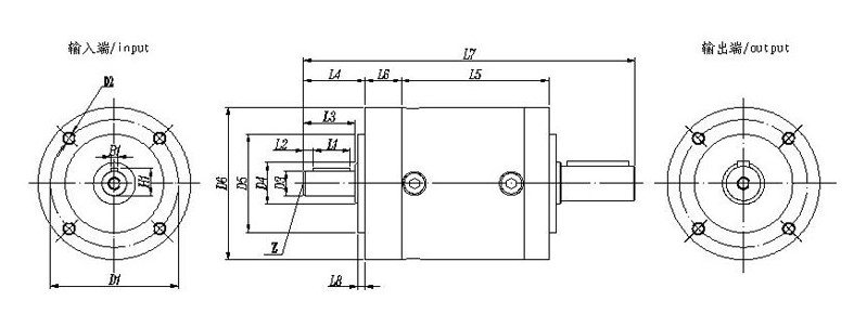 Vietnam Factory EPL Double Shaft Helical Gearbox Planetary Arrangement