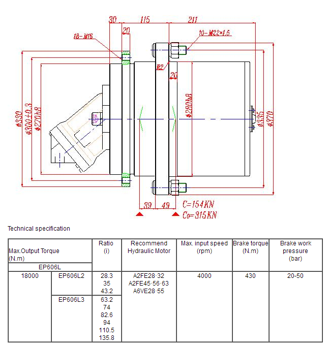 Planetary Reducer Reduction Gearboxes Wheel Drive